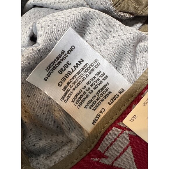 Wrangler Performance Cargo Pants 30x30 Straight Fit Comfort Flex Waistband Moist - Picture 5 of 6